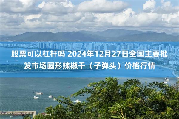 股票可以杠杆吗 2024年12月27日全国主要批发市场圆形辣椒干（子弹头）价格行情