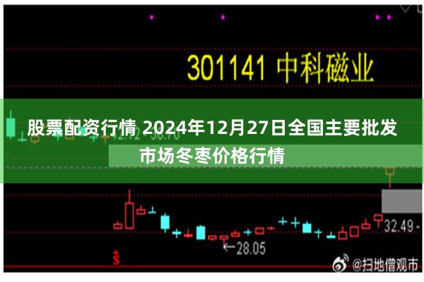 股票配资行情 2024年12月27日全国主要批发市场冬枣价格行情