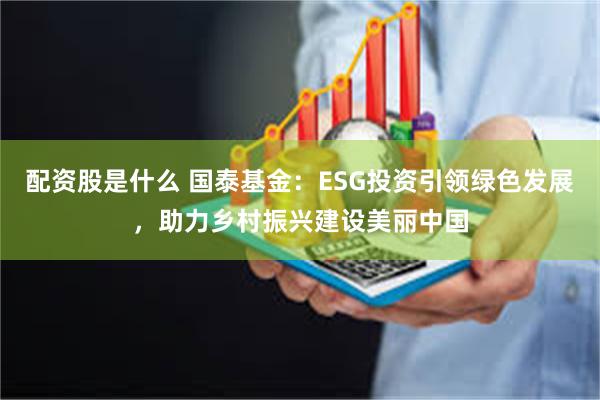 配资股是什么 国泰基金：ESG投资引领绿色发展，助力乡村振兴建设美丽中国